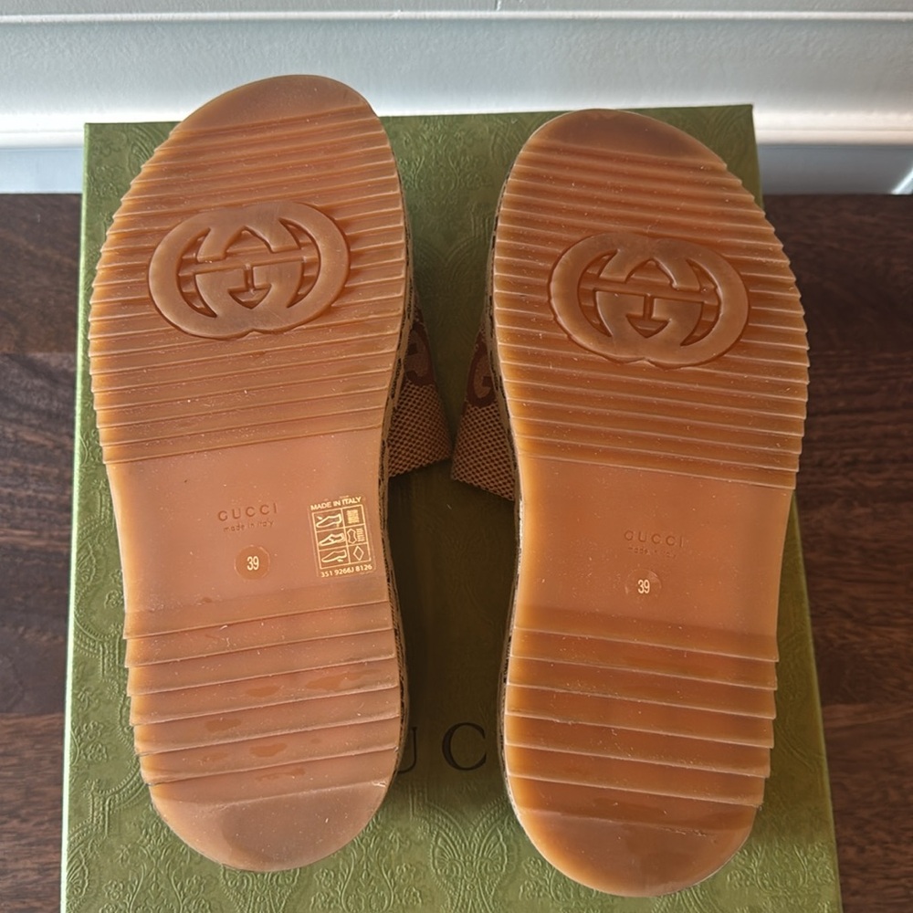 Gucci Logo platform slides - Picture 8 of 11